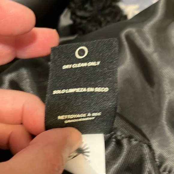 UGG Black Fur-Lined Outerwear - Picture 5 of 6